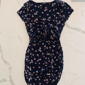 Floral body con dress